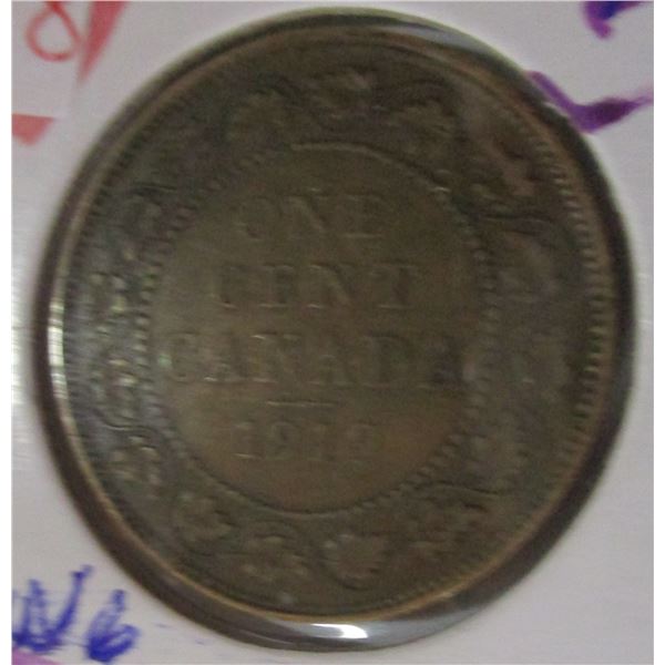 1919 CANADA KING GEORGE V LARGE PENNY TOKEN