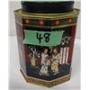 Image 1 : COLLECTABLE:  TIN C/W ORIENTAL PICTURES