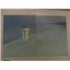 Image 1 : COLLECTABLE:  PRINT OF MADS DROYERS WIFE & FRIEND ON THE FAMOUS BEACH