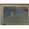 Image 3 : COLLECTABLE:  PRINT OF MADS DROYERS WIFE & FRIEND ON THE FAMOUS BEACH