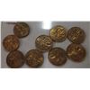 Image 1 : 1974 LOT OF UNCIRCULATED PENNIES (52 YEARS OLD)