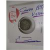Image 3 : 1899 CANADA VICTORIAN SILVER FIVE CENT
