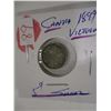 Image 7 : 1899 CANADA VICTORIAN SILVER FIVE CENT