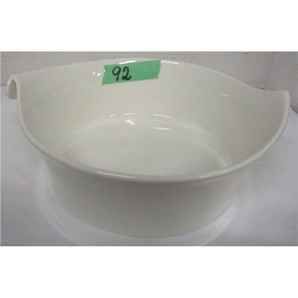 WHITE BOWL (DISHWASHER SAFE)