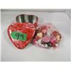 Image 3 : SMALL HEART TIN WITH CHOCOLATE & MIXED CANDY
