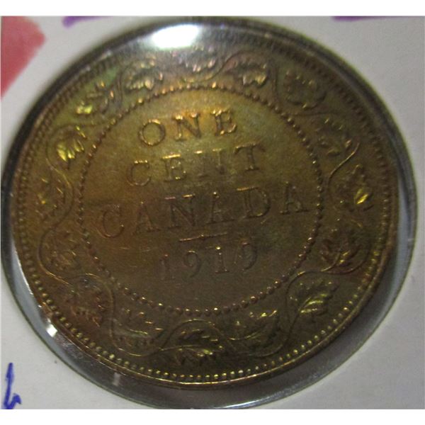 1919 CANADA KING GEORGE V LARGE PENNY TOKEN
