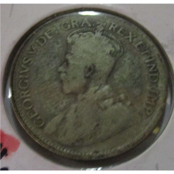 1930 CANADA KING GEORGE V SILVER QUARTER
