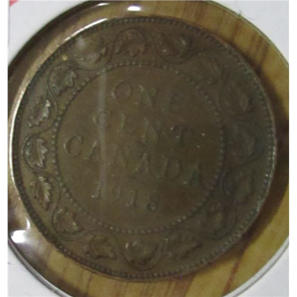 1918 CANADA KING GEORGE V LARGE PENNY