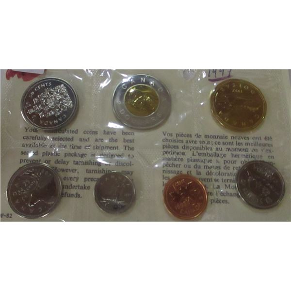 1997 PROOF CANADA MINT SEALED COIN SET