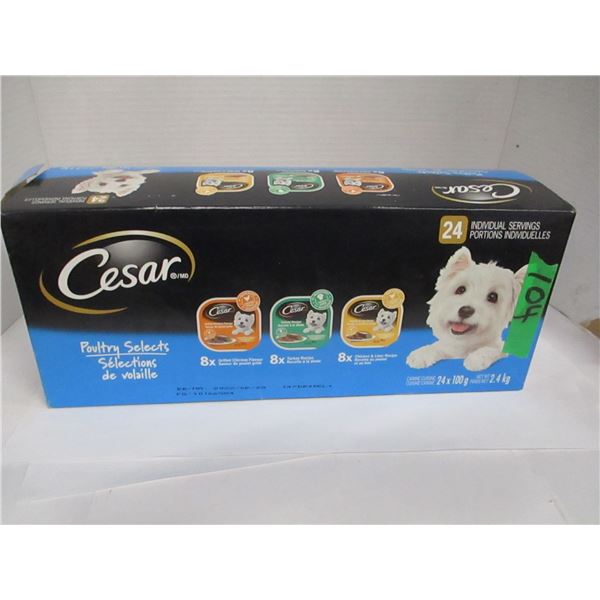 CESAR DOG FOOD (24 PACKS)