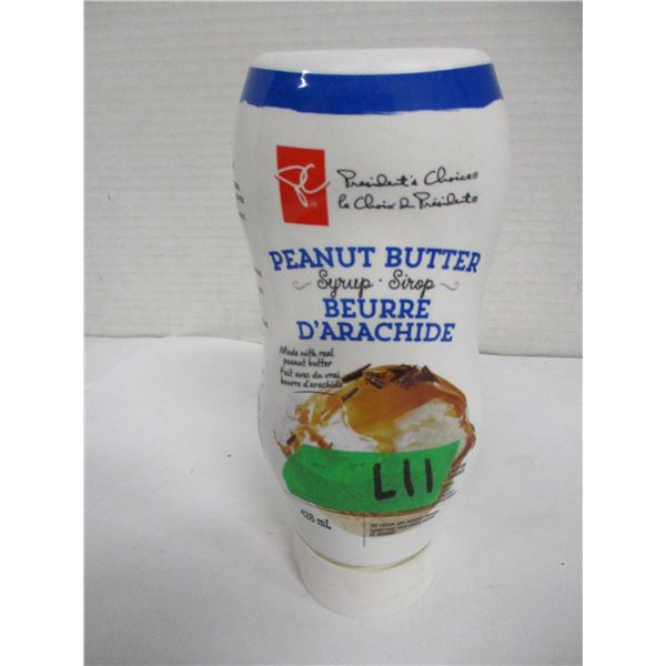PEANUT BUTTER SYRUP (428 ML) - JAR (AS IS)