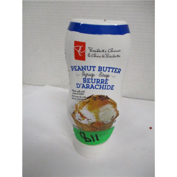 PEANUT BUTTER SYRUP (428 ML) - JAR (AS IS)