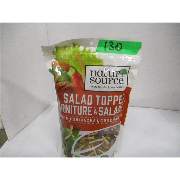 SHELF PULLS (AS IS):  SALAD TOPPING CRUNCHY SIRACHA (575 G) (DATED)
