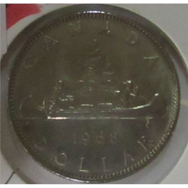 1968 UNCIRCULATED CANADA VOYAGER DOLLAR