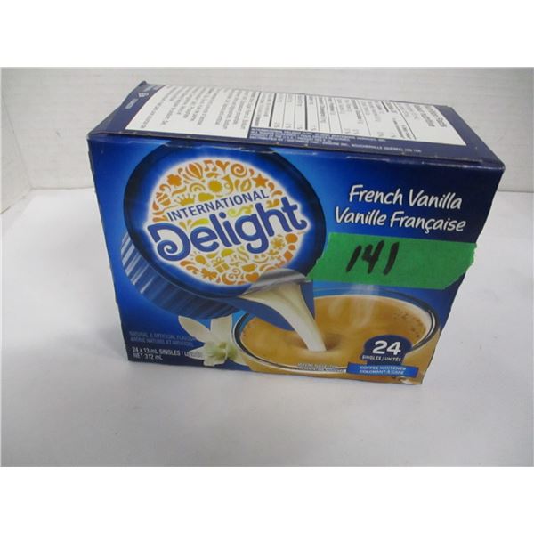 SHELF PULLS (AS IS):  INTERNATIONAL FRENCH VANILLA MIX (24 PACKS) (DATED)