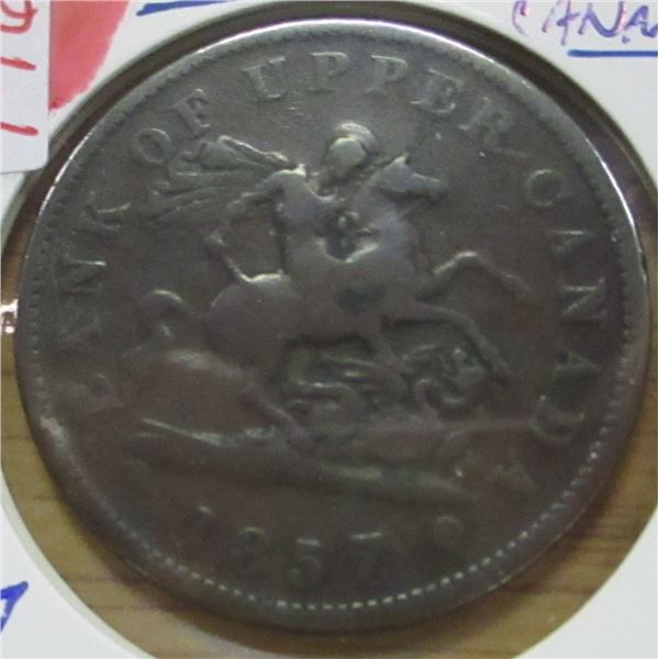 1967 BANK OF UPPER CANADA PENNY TOKEN
