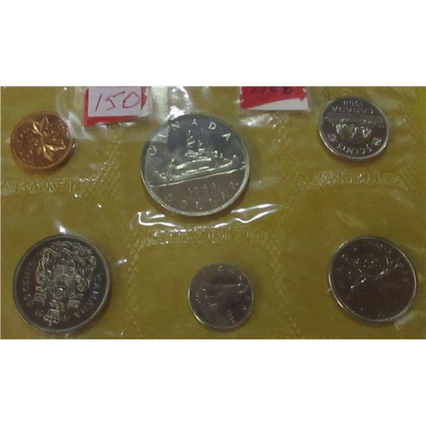 1968 PROOF CANADA MINT SEALED COIN SET