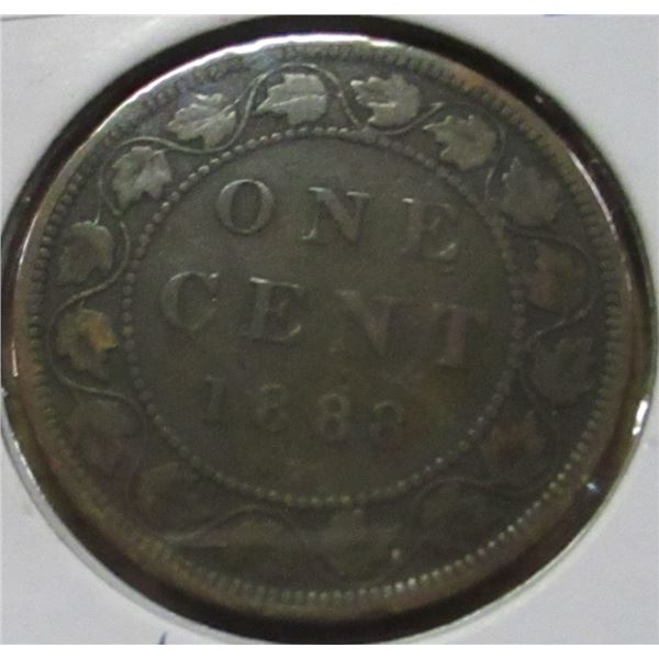 1888 CANADA VICTORIAN LARGE PENNY