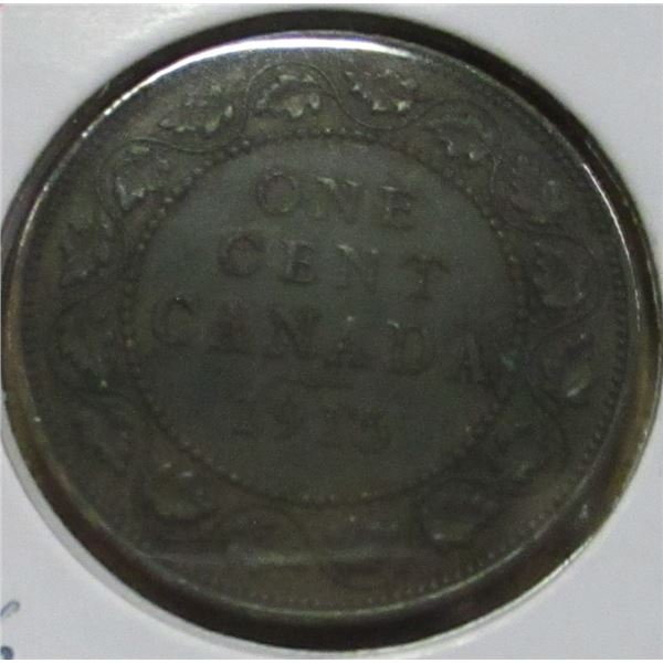 1915 KING GEORGE V CANADA LARGE PENNY