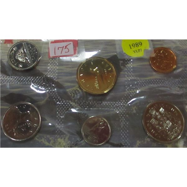 1989 PROOF CANADA MINT SEALED COIN SET