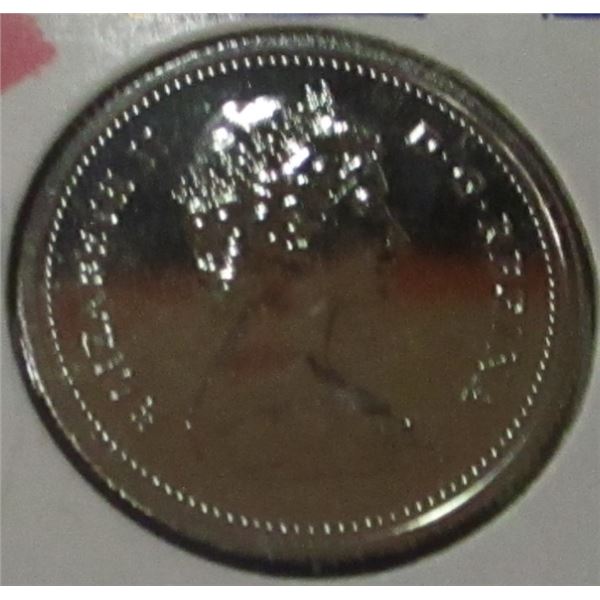 1984 PROOF CAMEO CANADA SILVER QUARTER