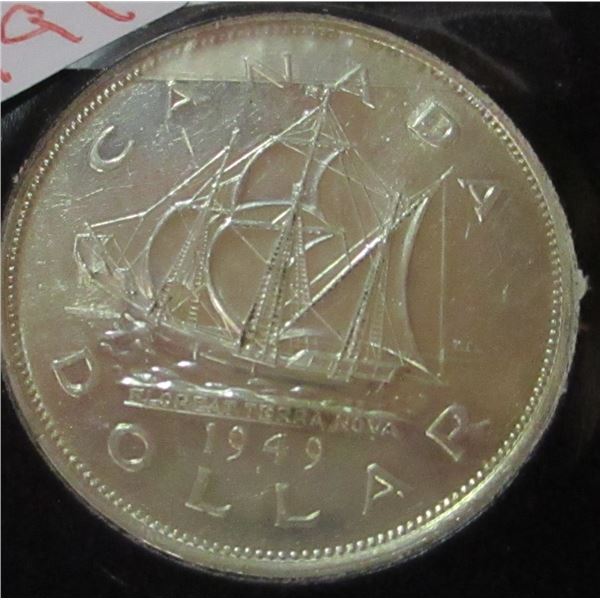 1949 KING GEORGE VI CANADA SILVER DOLLAR