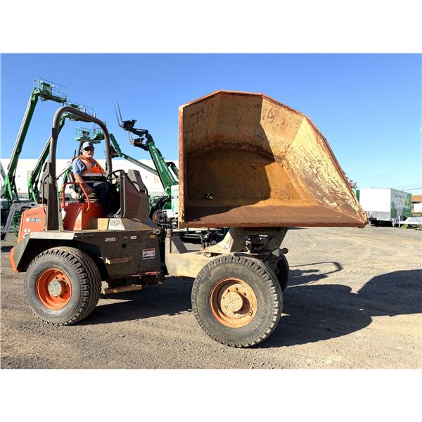 (10627892) Ausa Model D601AHG 4-Wheel Dumper, 6.5 Ton (Runs & Dumps - See Video)