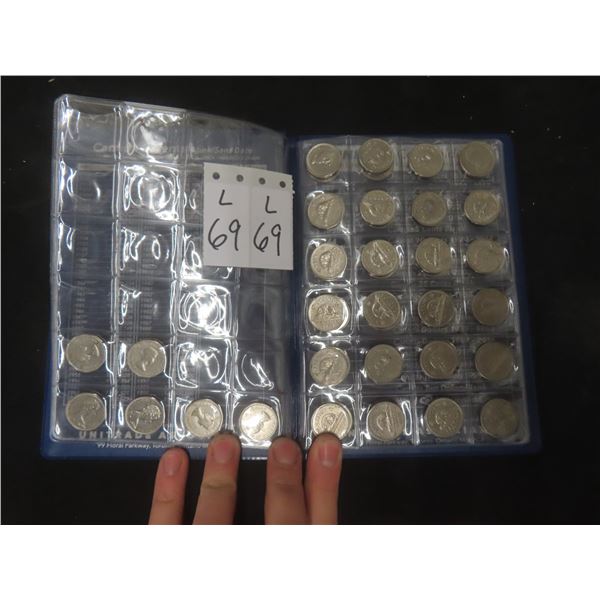 1961-2012 Nickels in 5 Cent Coin Book