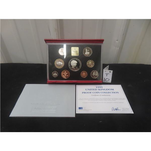 1999 United Kingdom ROYAL MINT Last Coins of the Twentieth Century PROOF Set