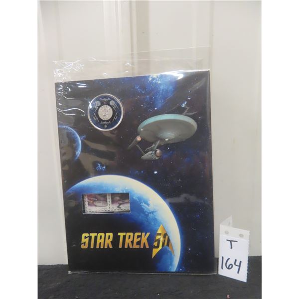2016 RCM Star Trek 25 Cent Coin and Stamp Set