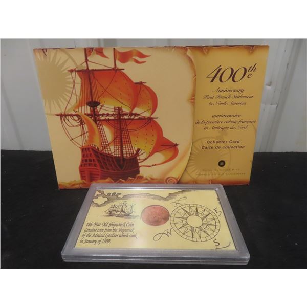 2004 RCM 400th Anniversary First French Settlement in North America Collector Card Set  and More!