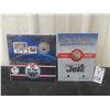 Image 1 : 2014 RCM Edmonton Oilers 25 Cent Coin and Stamp Set & Wpg. Jets 50 Cent Coin