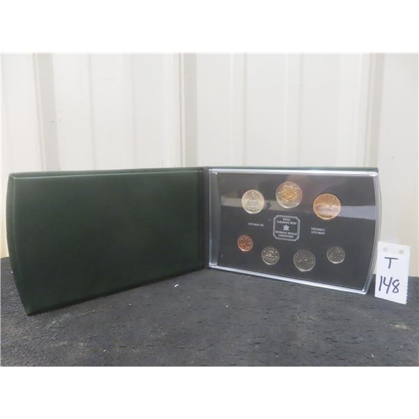 1999 RCM Millenium Special Edition Specimen Coin Set in Leatherette Booklet