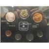 Image 2 : 1999 RCM Millenium Special Edition Specimen Coin Set in Leatherette Booklet
