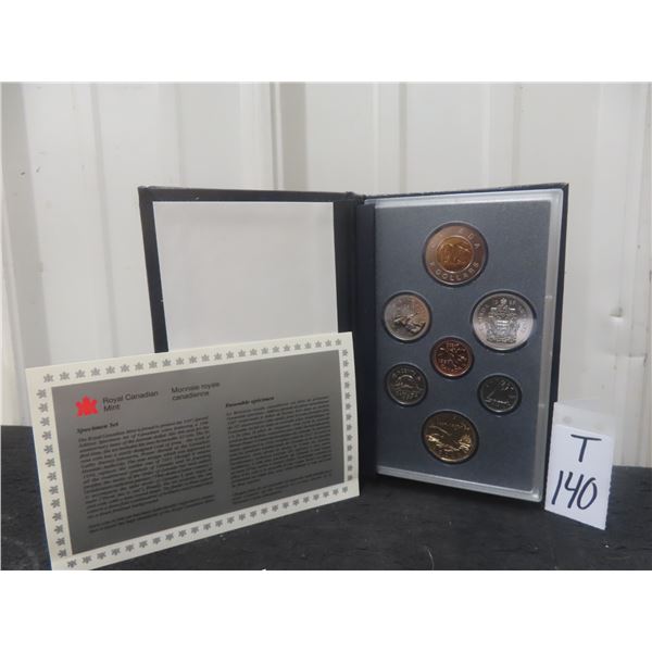 5 Canadian Specimen Coin Sets 1989, 91, 93, 97, 97