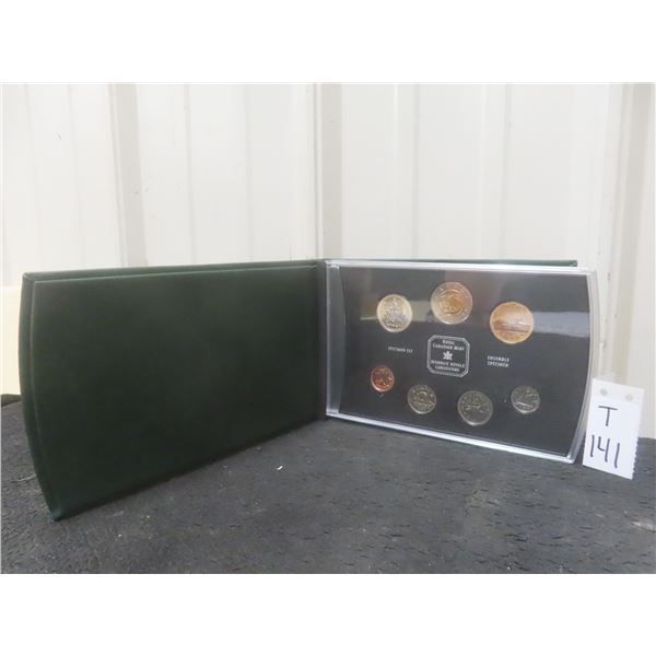 1998 RCM Specimen Coin Set in Leatherette Booklet