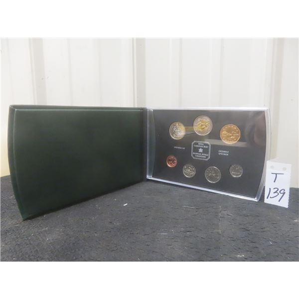 1999 RCM Millenium Special Edition Specimen Coin Set in Leatherette Booklet