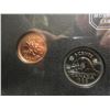 Image 7 : 1999 RCM Millenium Special Edition Specimen Coin Set in Leatherette Booklet