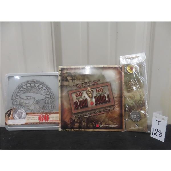 2 Sealed 2005 RCM 60th Anniversary Victory Coin Set & RCM Remembrance Day Bookmark