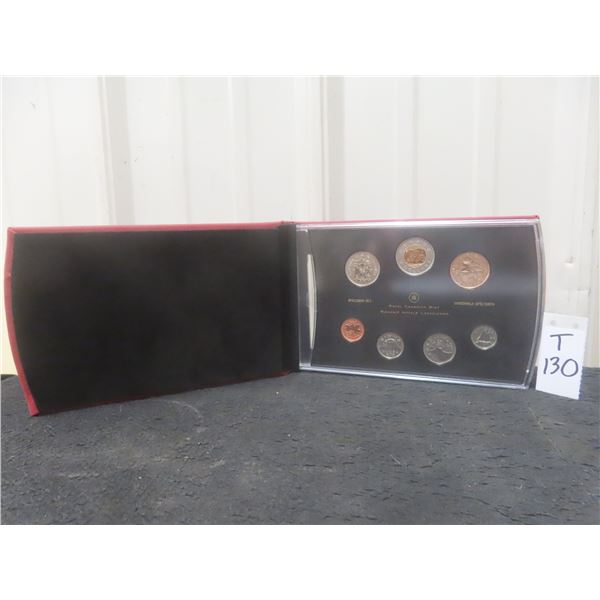 2012 RCM 25th Anniversary of the Loonie Specimen Coin Set in Leatherette Booklet
