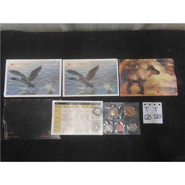 4 Uncirculated Canadian Coin Sets1989, 90, 01, 09