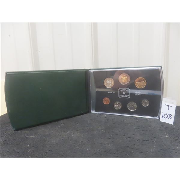 2000 RCM Specimen Coin Set in Leatherette Booklet