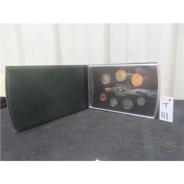 2001 RCM Specimen Coin Set in Leatherette Booklet