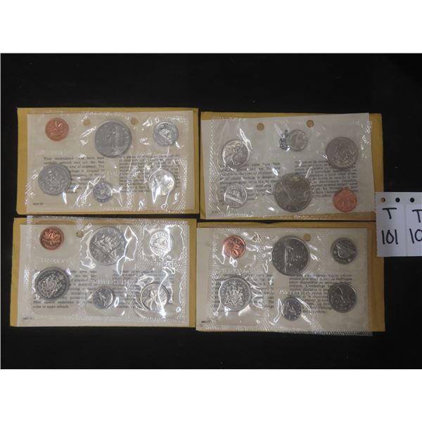 4 - 1968 Uncirculated Canadian Coin Sets