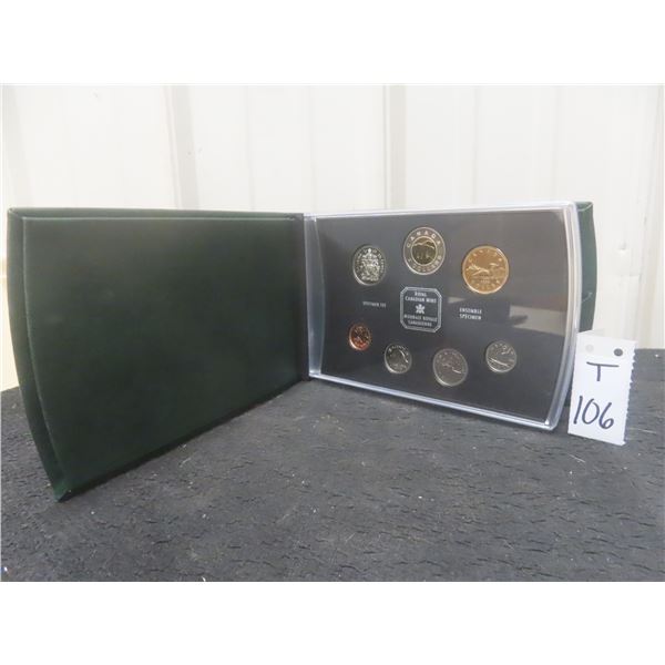 1998 RCM Specimen Coin Set in Leatherette Booklet