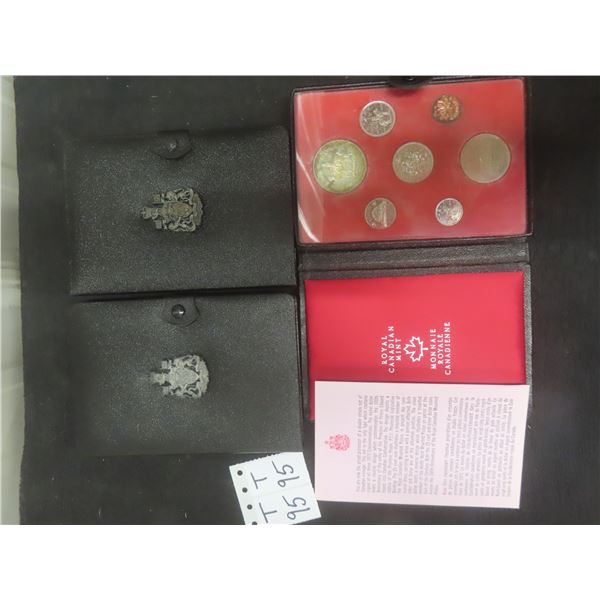 3 RCM Double Dollars Coin Sets 1971, 72, 73