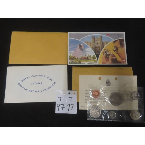 4 RCM Uncirculated Coin Sets 1969, 69, 71, 82