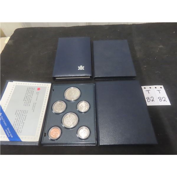 Canadian Specimen Coin Sets, 1989, 81, 86, 85