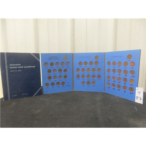 2 Canadian Small Cent Collection Booklets