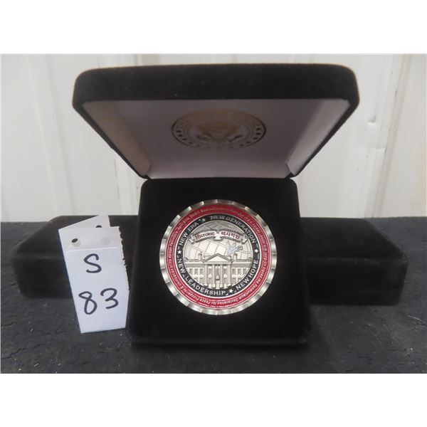 2018 U.S  Korean Peace Talks Summit Coin with Trump and Kim Jong Un w/COA